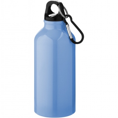 : Oregon 400 ml Aluminium Trinkflasche mit Karabinerhaken