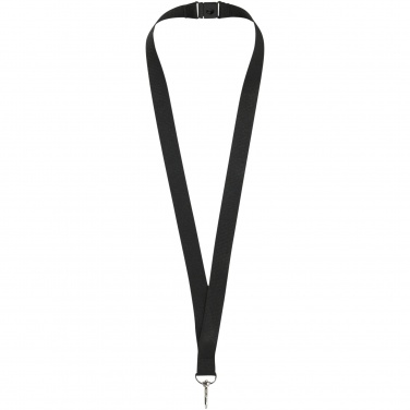 Logotrade Logogeschenke das Foto: Lago Lanyard mit Sicherheitsverschluss