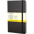 Moleskine Classic Hardcover Notizbuch Taschenformat – kariert, Durchgehend schwarz