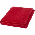 Bay Plaid-Decke aus extraweichem Coral-Fleece, Rot