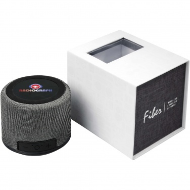 Logotrade Werbegeschenke das Foto: Fiber 3W Bluetooth® Lautsprecher mit kabelloser Ladefunktion