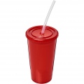 Stadion 350 ml doppelwandiger Becher, Rot