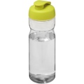 H2O Active® Base 650 ml Sportflasche mit Klappdeckel, Transparent / Limettengrün