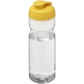 H2O Active® Base 650 ml Sportflasche mit Klappdeckel, Transparent / Gelb