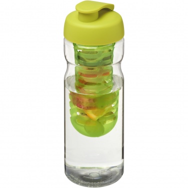 Logotrade Logogeschenke das Foto: H2O Active® Base 650 ml Sportflasche mit Klappdeckel und Infusor