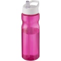 H2O Active® Base 650 ml Sportflasche mit Ausgussdeckel, Magenta / Weiß