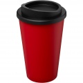 Americano® recycelter isolierter 350 ml Becher, Rot / Tiefschwarz