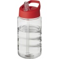 H2O Active® Bop 500 ml Sportflasche mit Ausgussdeckel, Transparent / Rot