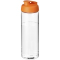 H2O Active® Vibe 850 ml Sportflasche mit Klappdeckel, Transparent / Orange