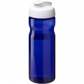 H2O Active® Eco Base 650 ml Sportflasche mit Klappdeckel, Blau / Weiß