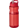 H2O Active® Eco Base 650 ml Sportflasche mit Ausgussdeckel, Rot / Rot