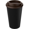 Americano® Eco 350 ml recycelter Becher, Einfarbig schwarz / braun