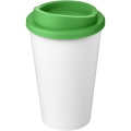 Americano® Eco 350 ml recycelter Becher, Weiß / Grün