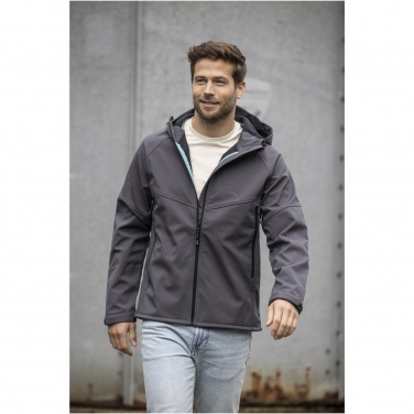 Logotrade Werbegeschenke das Foto: Coltan Softshelljacke aus recyceltem Material für Herren