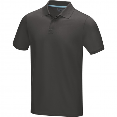 : Graphite Poloshirt aus Bio-Baumwolle für Herren