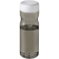 H2O Active® Eco Base 650 ml Sportflasche mit Drehdeckel, Anthrazit / Weiß