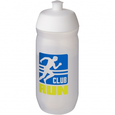 Logotrade Firmengeschenke das Foto: HydroFlex™ Clear 500 ml Squeezy Sportflasche