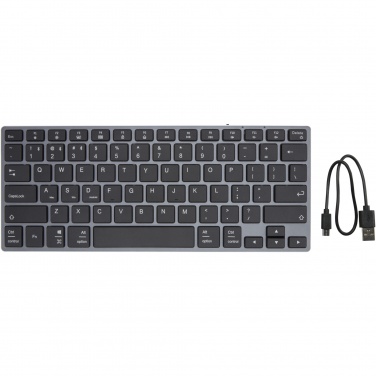 Logotrade Geschäftsgeschenke das Foto: Hybrid Bluetooth Tastatur – QWERTY