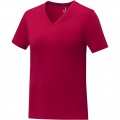 Somoto T-Shirt mit V-Ausschnitt für Damen, Rot