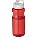 H2O Active® Base Tritan™ 650 ml Sportflasche mit Ausgussdeckel, Rot / Weiß