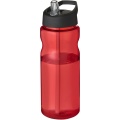 H2O Active® Base Tritan™ 650 ml Sportflasche mit Ausgussdeckel, Rot / Tiefschwarz