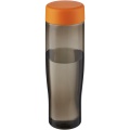 H2O Active® Eco Tempo 700 ml Wasserflasche mit Drehdeckel, Orange / Anthrazit