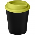 Americano® Espresso Eco 250 ml recycelter Isolierbecher, Tiefschwarz / Limettengrün