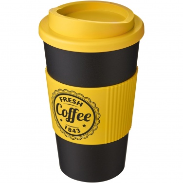 Logotrade Geschäftsgeschenke das Foto: Americano® 350 ml Isolierbecher mit Schutzring