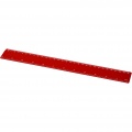 Refari 30 cm Lineal aus recyceltem Kunststoff, Rot