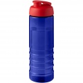 H2O Active® Eco Treble 750 ml Sportflasche mit Stülpdeckel, Blau / Rot