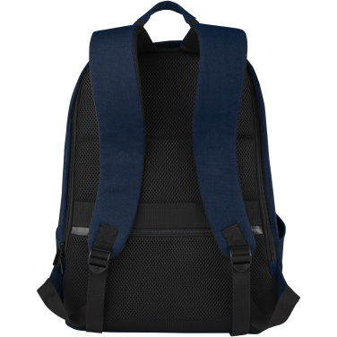 Logotrade Firmengeschenke das Foto: Joey 15,6 Zoll Anti-Diebstahl Laptop Rucksack 18 L aus GRS-recyceltem Canvas