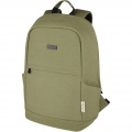 Joey 15,6 Zoll Anti-Diebstahl Laptop Rucksack 18 L aus GRS-recyceltem Canvas, Olive