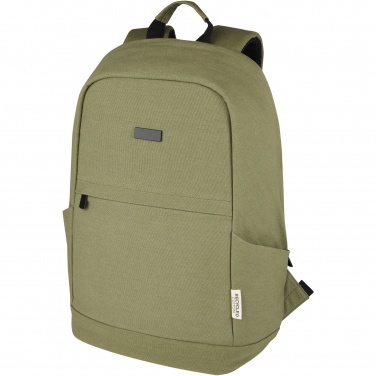 Logotrade werbemittel das Foto: Joey 15,6 Zoll Anti-Diebstahl Laptop Rucksack 18 L aus GRS-recyceltem Canvas