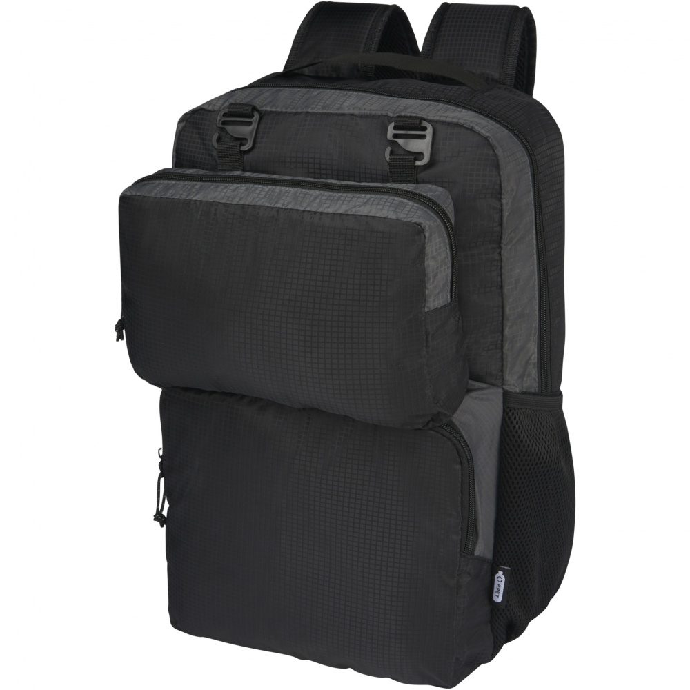 Logotrade Werbegeschenke das Foto: Trailhead 15" GRS recycelter zweifarbiger Laptop-Rucksack 14 L