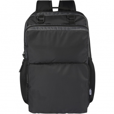 Logotrade Geschäftsgeschenke das Foto: Trailhead 15" GRS recycelter zweifarbiger Laptop-Rucksack 14 L