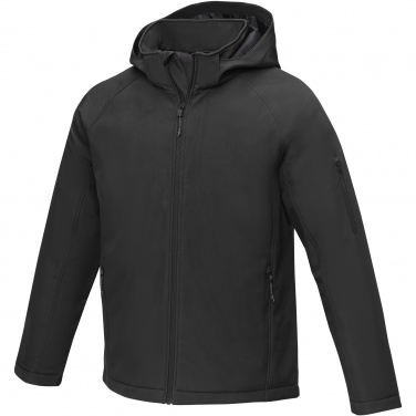 Logotrade Firmengeschenke das Foto: Notus wattierte Softshell Herrenjacke