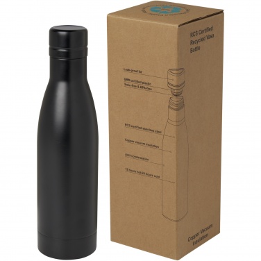 Logotrade Geschäftsgeschenke das Foto: Vasa RCS-zertifizierte Kupfer-Vakuum Isolierflasche aus recyceltem Edelstahl, 500 ml