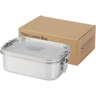 Logotrade Werbegeschenke das Foto: Titan Lunchbox aus recyceltem Edelstahl