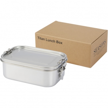 Logotrade Firmengeschenke das Foto: Titan Lunchbox aus recyceltem Edelstahl