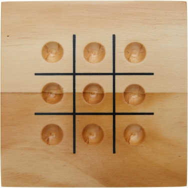 Logotrade Firmengeschenke das Foto: Strobus Tic-Tac-Toe Spiel aus Holz