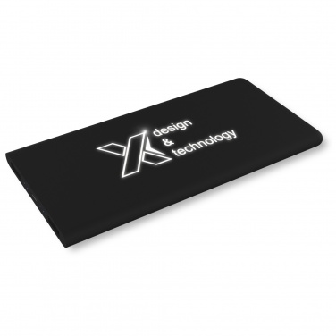 Logotrade Geschäftsgeschenke das Foto: SCX.design P15 5000 mAh Powerbank mit Leuchtlogo