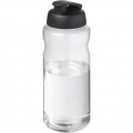 H2O Active® Big Base 1L Sportflasche mit Klappdeckel , Durchgehend schwarz