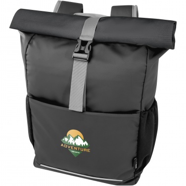 : Aqua 15" wasserabweisende Fahrradtasche aus GRS Recyclingmaterial 20 L