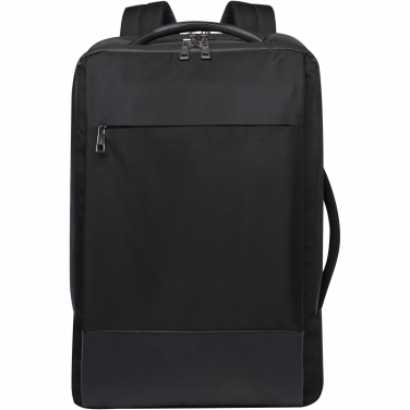 Logotrade Werbeartikel das Foto: Expedition Pro 35L, 17" GRS recycelter erweiterbarer Laptop-Rucksack