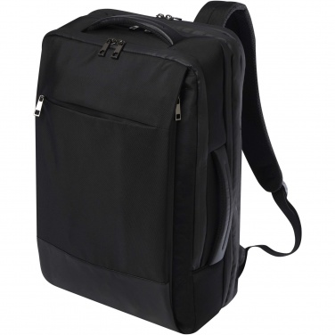 Logotrade Werbeartikel das Foto: Expedition Pro 35L, 17" GRS recycelter erweiterbarer Laptop-Rucksack