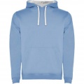 Urban Kapuzenpullover für Herren, Himmelblau / Weiß