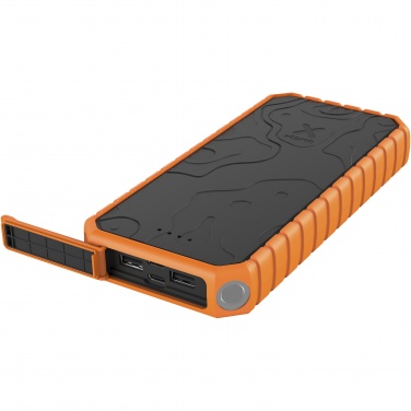 Logotrade Werbeartikel das Foto: Xtorm XR202 Xtreme 35 W 20.000 mAh QC3.0 wasserdichte, robuste Powerbank mit Taschenlampe