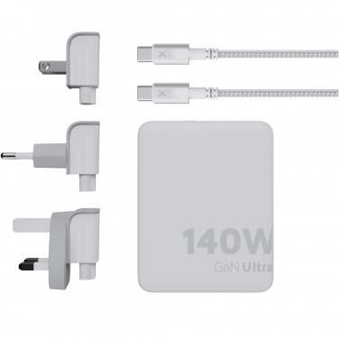 Logotrade werbemittel das Foto: Xtorm XVC2140 GaN Ultra 140 W Reiseladegerät mit 240 W USB-C PD-Kabel