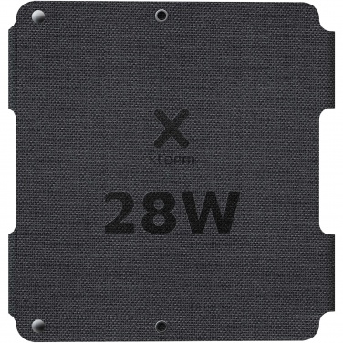 Logotrade Werbeartikel das Foto: Xtorm XR2S28 SolarBooster 28W faltbares Solarpanel