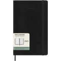 Moleskine Softcover 12 Monate Wochenkalender L, Durchgehend schwarz